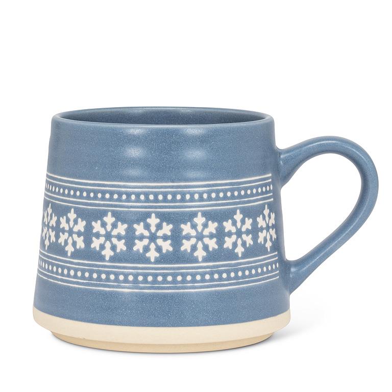 Snowflake Wide Base Mug