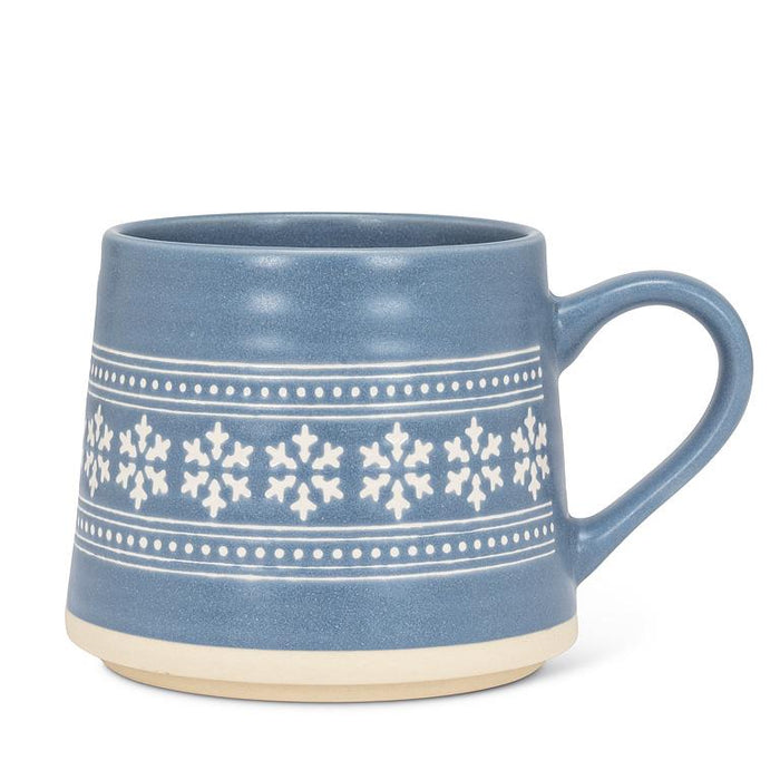 Snowflake Wide Base Mug