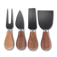 Walnut Cheese Knife Set, 4 pc.