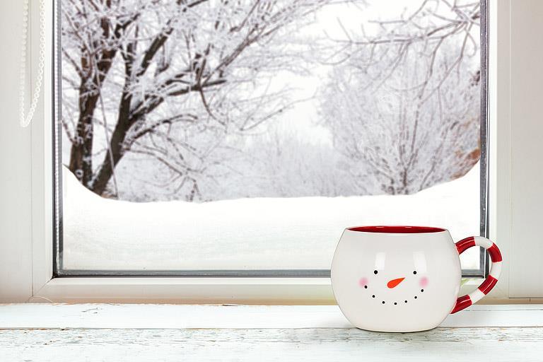 Snowman Face Ball Mug