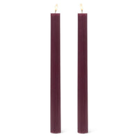 Ridged Taper Candle, 2 Pc.