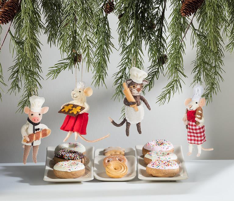 Baking Mouse Ornament