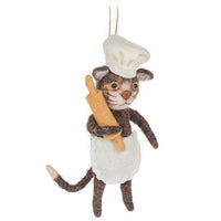 Baker Cat Ornament