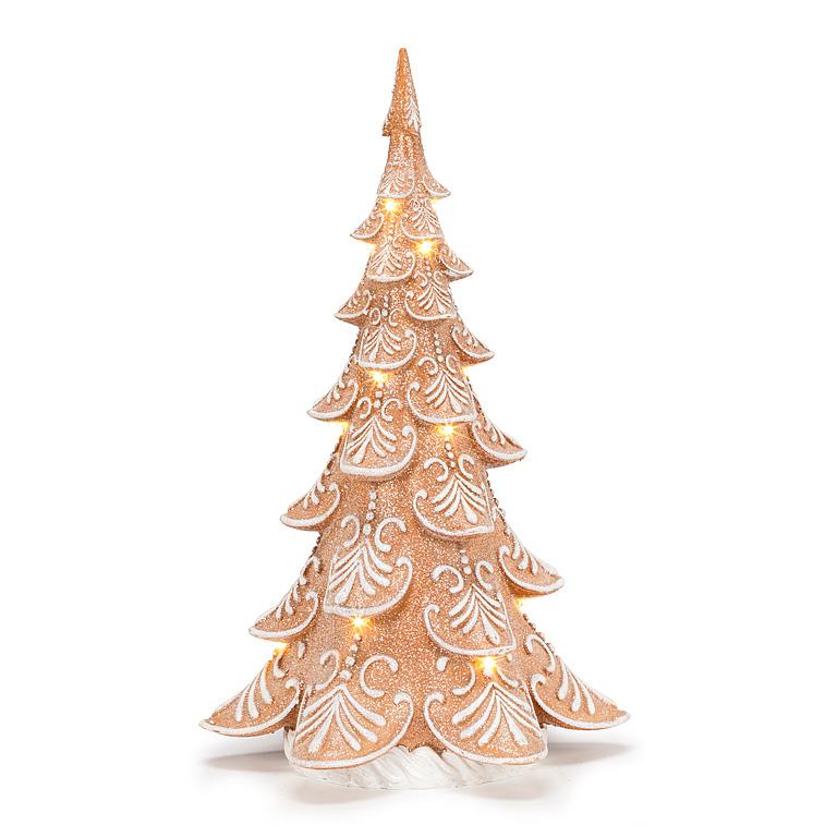 Lg Gingerbread LED Tree