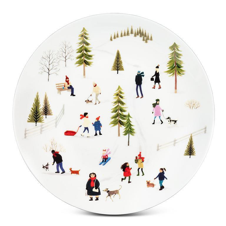 Outdoor Village Small Plate - 8"
