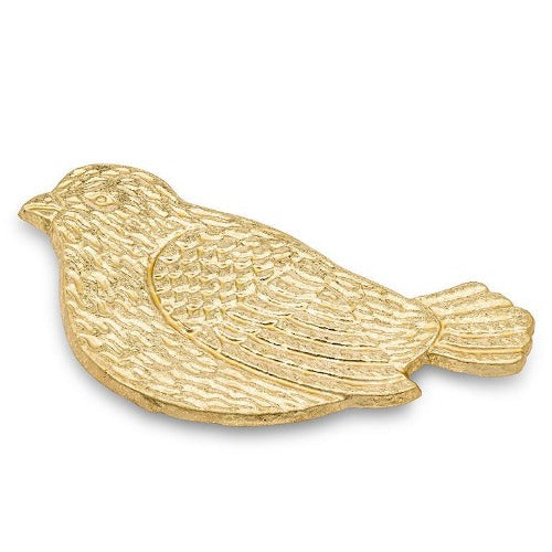 Gold Sitting Bird Trivet
