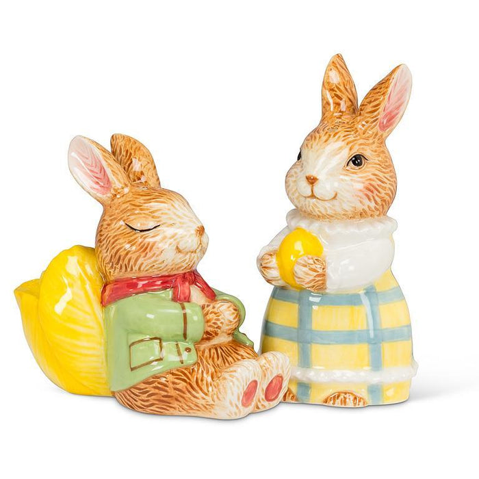 Dress Up Bunnies Salt & Pepper Set