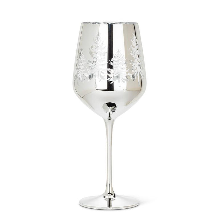 Winter Wine Glass