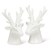 Stag Head Christmas Salt & Pepper