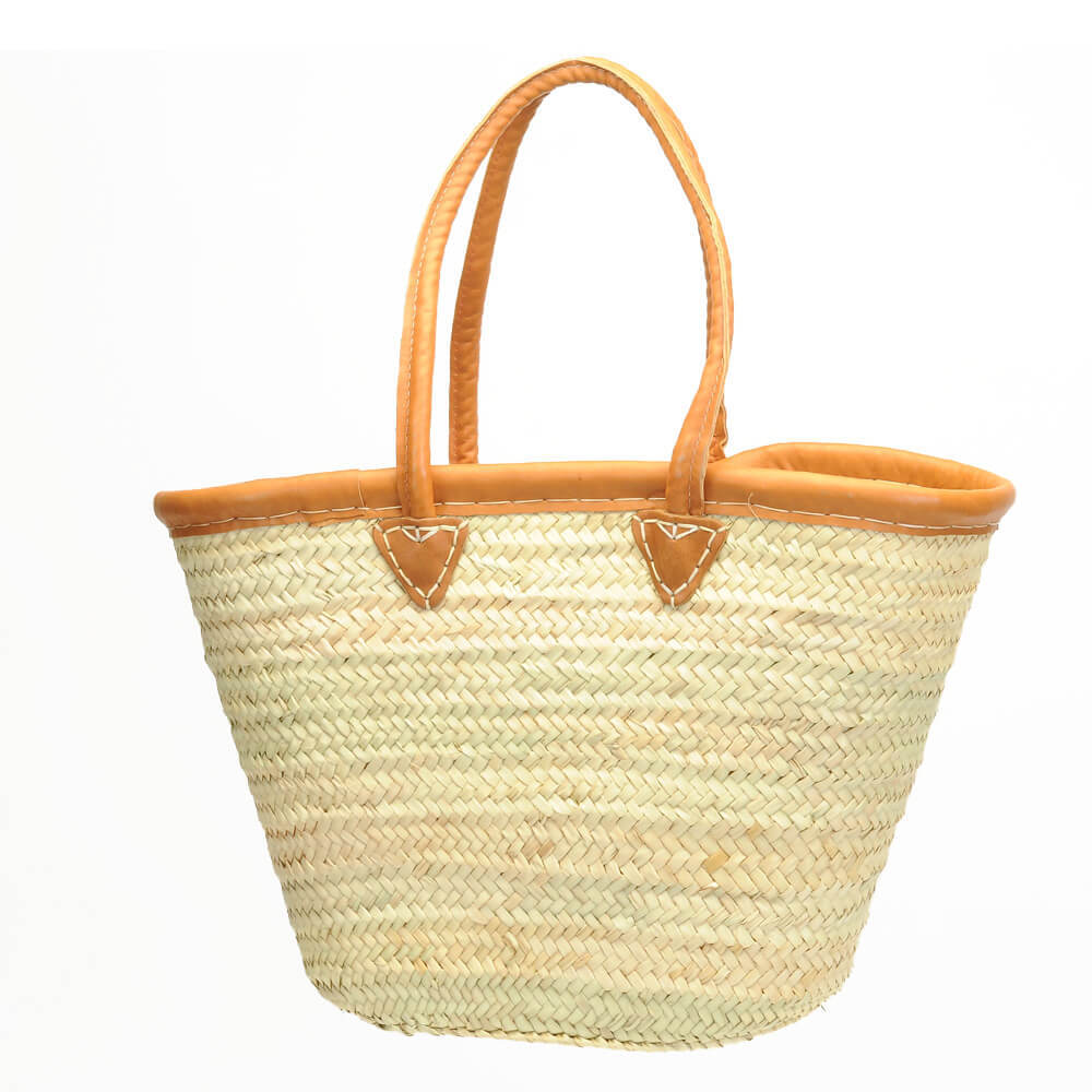 Market Basket, Leather Shoulder Handles