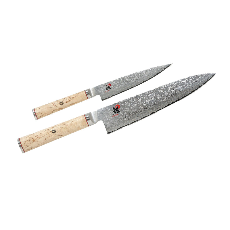 MIYABI 5000 MCD 2 Piece Knife Set, Brown-0