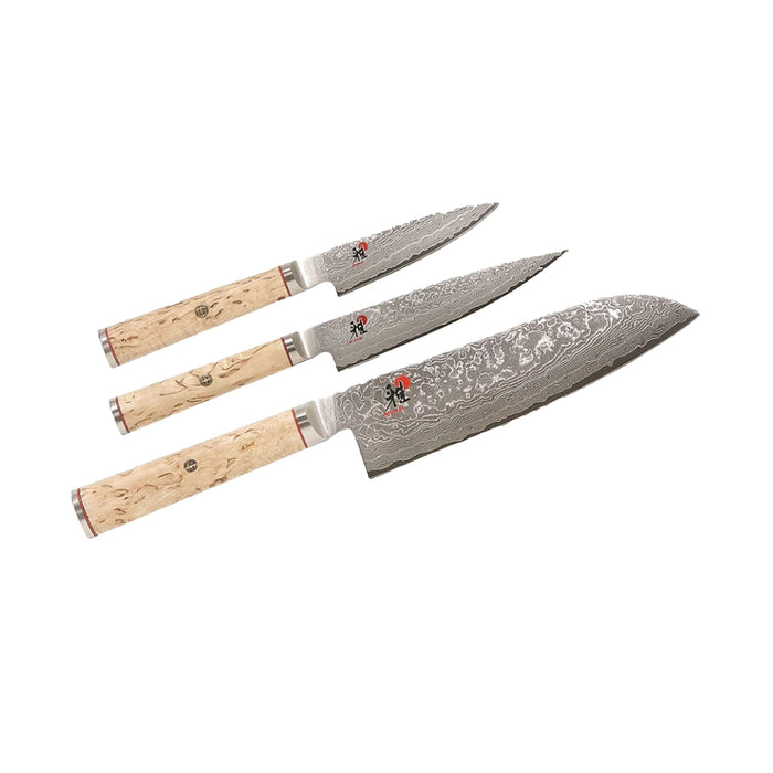 MIYABI 5000 MCD 3 Piece Knife Set, Brown-0