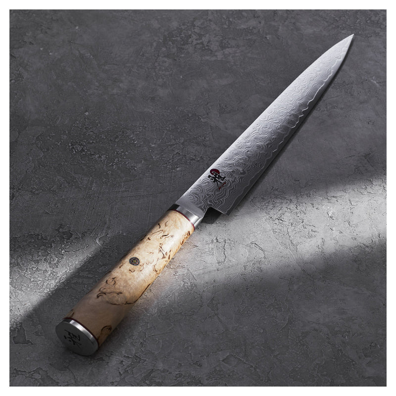 MIYABI 5000 MCD 9 inch Sujihiki, Brown-1