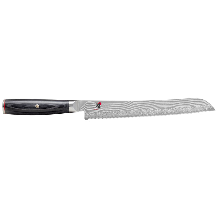 MIYABI 5000 FC-D 9.5 inch Bread Knife, Black-0