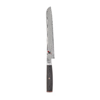 MIYABI 5000 FC-D 9.5 inch Bread Knife, Black-2
