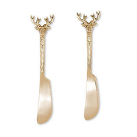 Stag Head Pate Spreaders-Set of 2