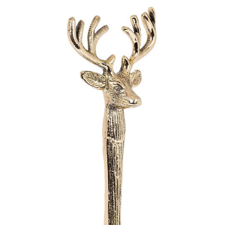 Stag Head Christmas Salad Servers