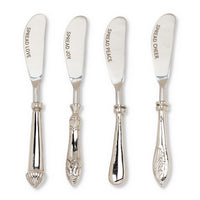 Festive Cheer Christmas Pate Spreaders. Set of 4