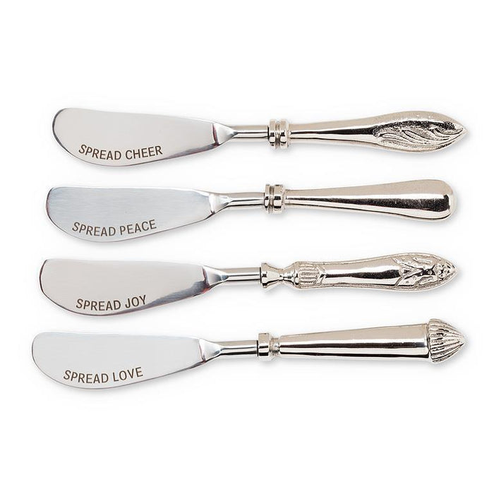 Festive Cheer Christmas Pate Spreaders. Set of 4