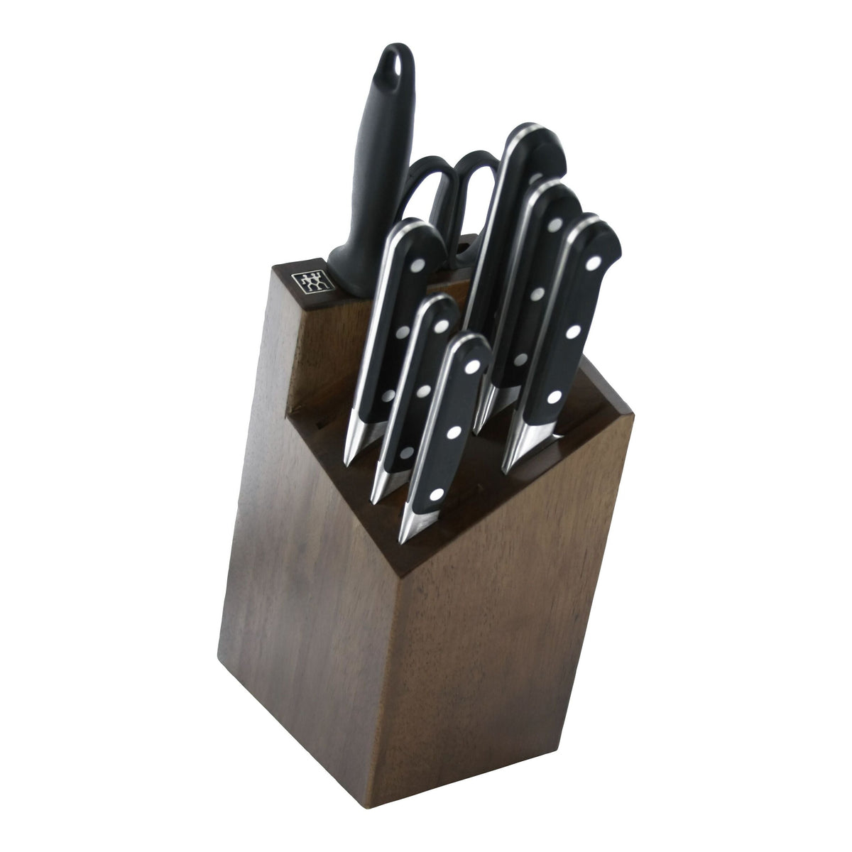 ZWILLING Pro 9 Piece Knife Block Set, Black-0