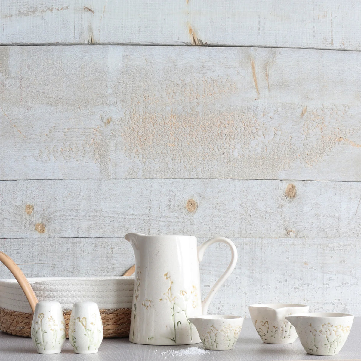 Embossed Floral Pitcher Multi