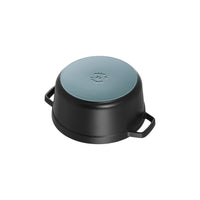 STAUB La Cocotte 3.7 L Cast Iron Round Cocotte, Black-1