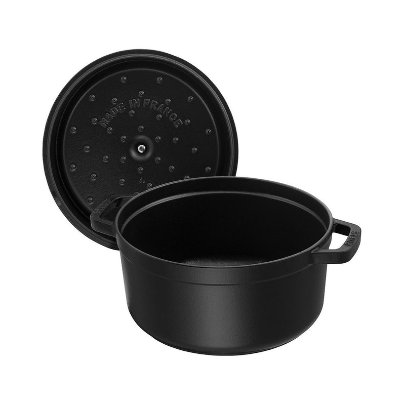 STAUB La Cocotte 6.75 L Cast Iron Round Cocotte, Black-2