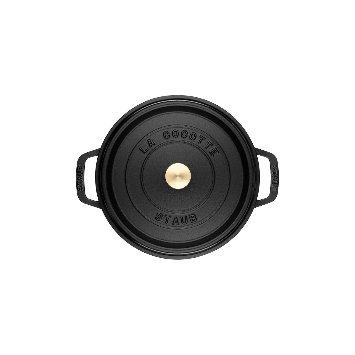 STAUB La Cocotte 5.25 L Cast Iron Round Cocotte, Black-1