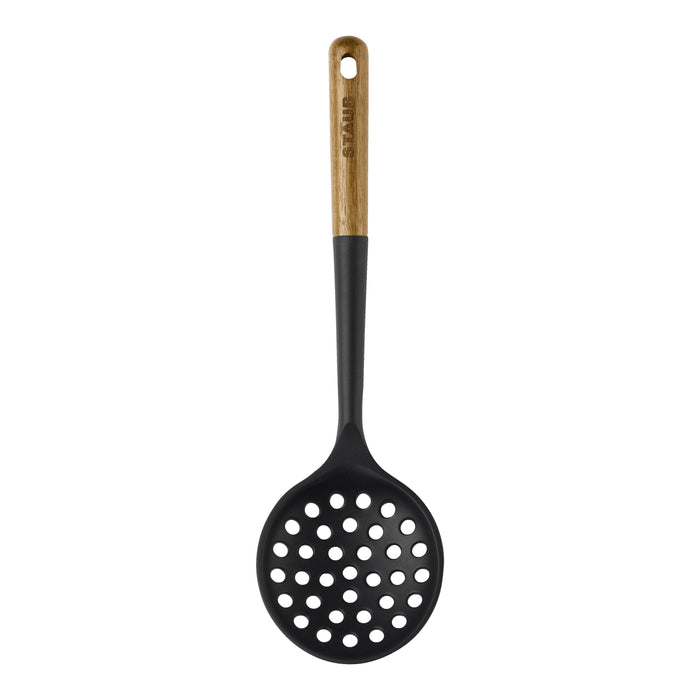 STAUB 31 cm Silicone Skimming Ladle, Black