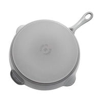 STAUB Pans 28 cm / 11 inch Cast Iron Traditional Deep Frypan, Graphite-Grey-3