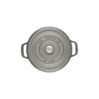 STAUB La Cocotte 6.75 L Cast Iron Round Cocotte, Graphite-Grey-2