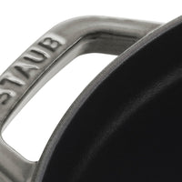 STAUB La Cocotte 6.75 L Cast Iron Round Cocotte, Graphite-Grey-3