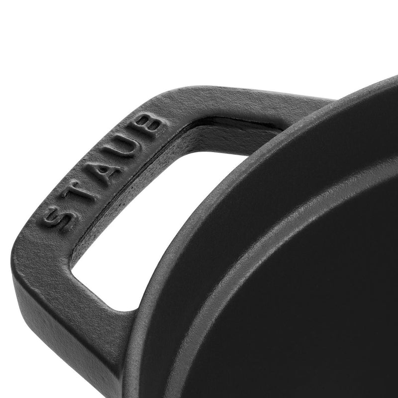 STAUB La Cocotte 6.75 L Cast Iron Oval Cocotte, Black-3
