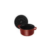 STAUB La Cocotte 6.75 L Cast Iron Cocotte, Grenadine-Red-2