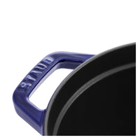 STAUB La Cocotte 5.5 L Cast Iron Oval Cocotte, Dark-Blue