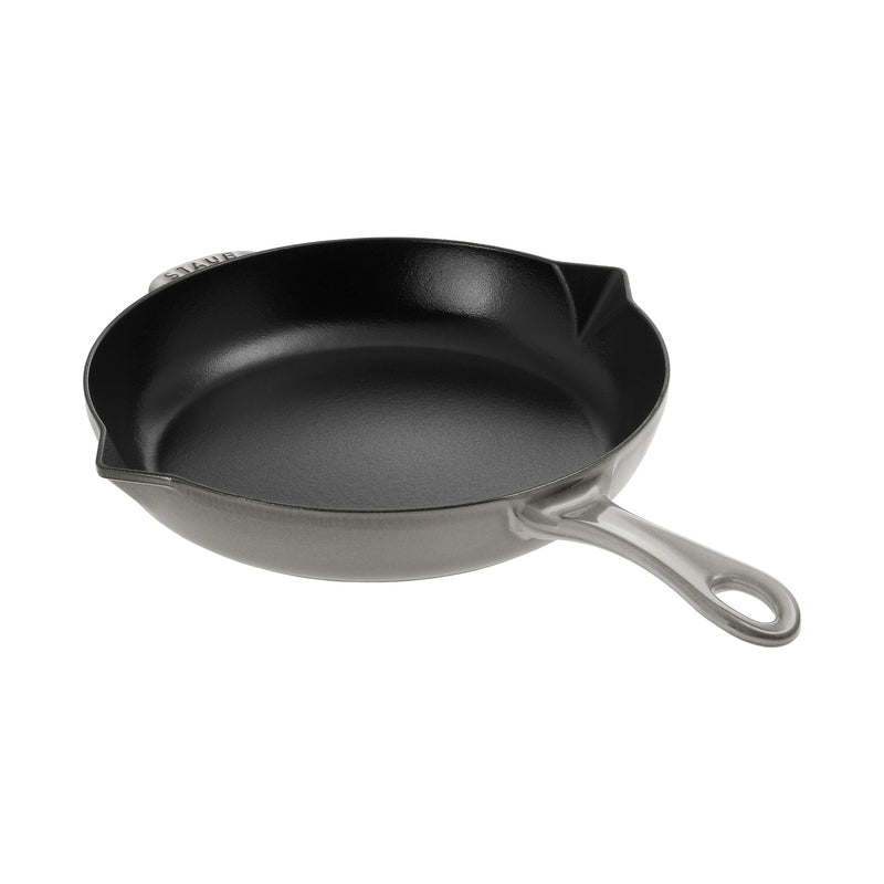 STAUB Pans 26 cm / 10 inch Cast Iron Frying Pan, Graphite-Grey-2