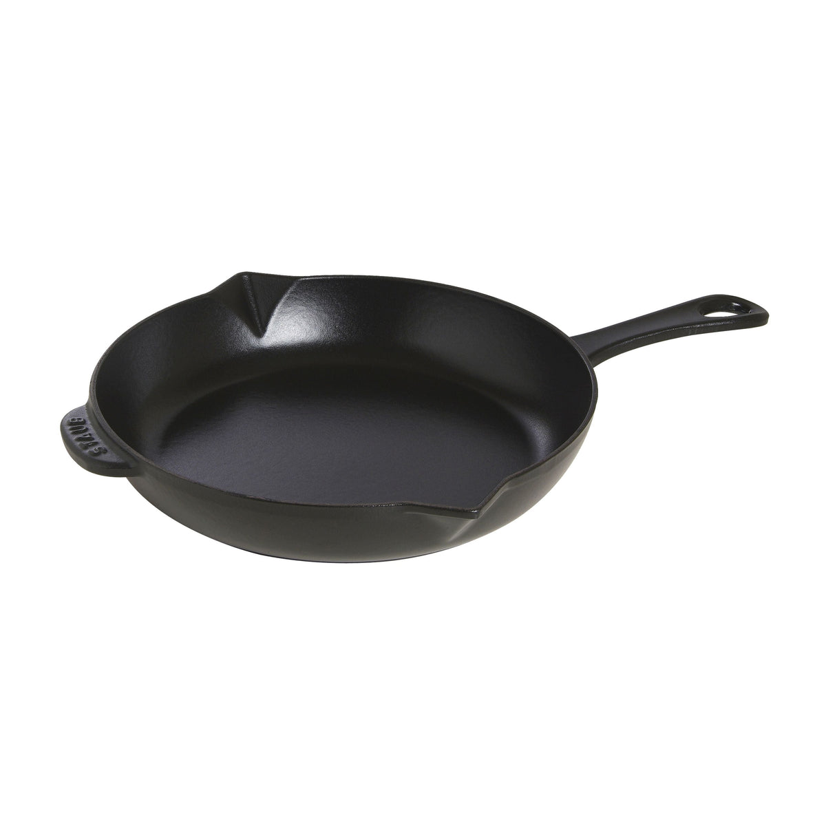 STAUB Pans 26 cm / 10 inch Cast Iron Frying Pan, Black-0