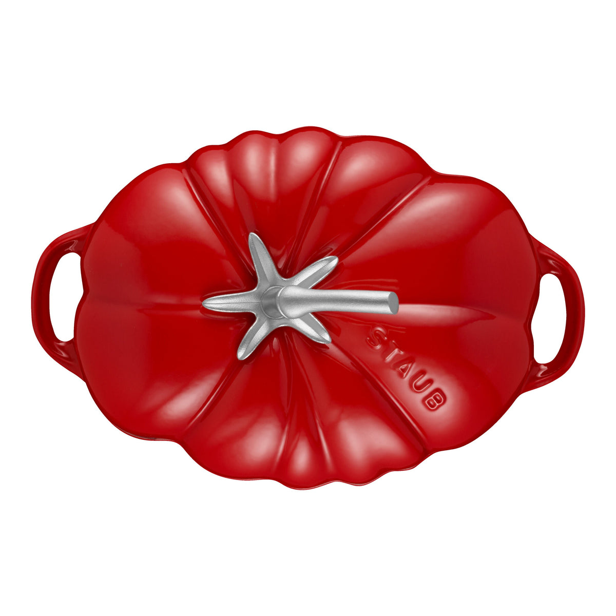 STAUB La Cocotte 2.8 L Cast Iron Tomato Cocotte, Cherry