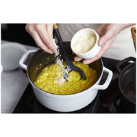 STAUB 31 cm Silicone Risotto Spoon, Black