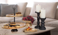 Oval 2-Tier Plate