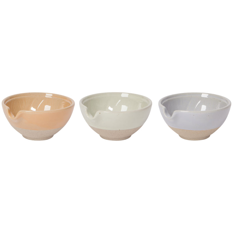 Aster Mini Spout Bowls, Set of 3