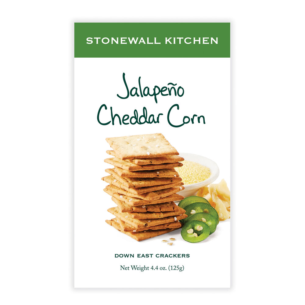Japaleno Cheddar Corn Crackers