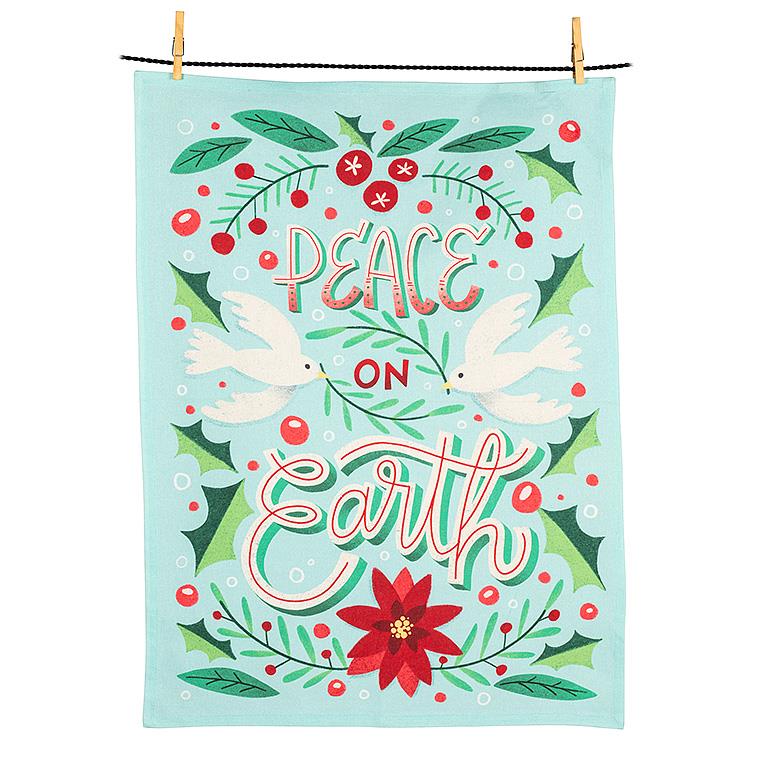 Peace on Earth Dishtowel