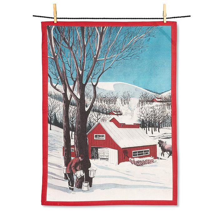 Maple Sugar Shack Kitchen Towel