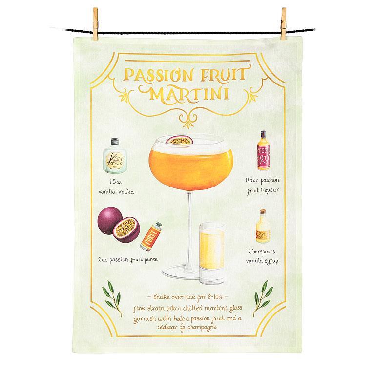 Passion Fruit Martini Kitchen Towel