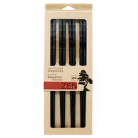 Chopsticks, Black Set of 4