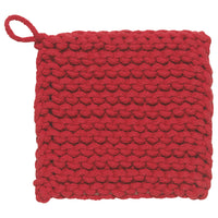 Knit Pot Holders, Assorted Colours