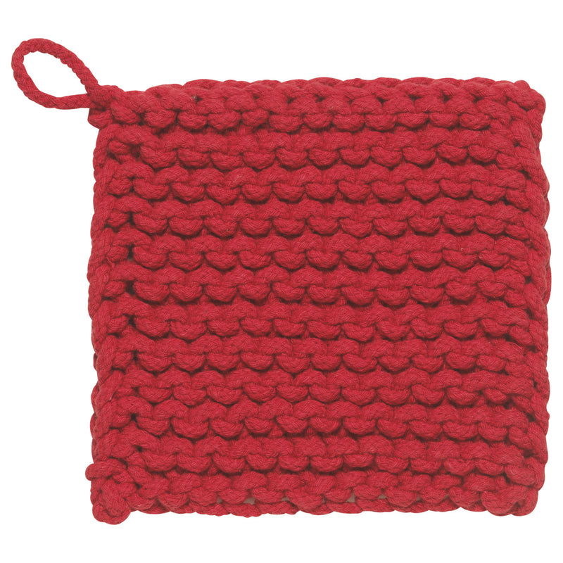 Knit Pot Holders, Assorted Colours
