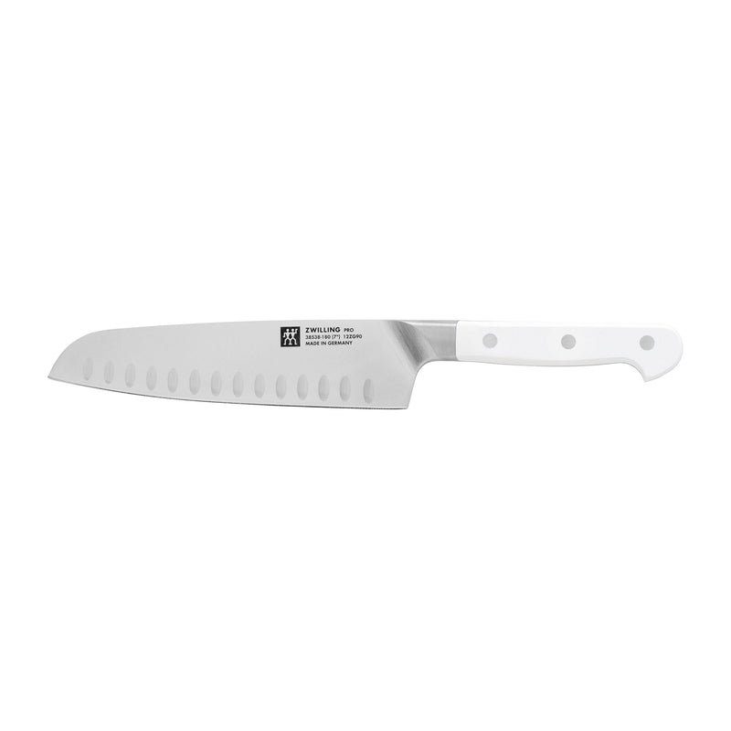 ZWILLING Pro le blanc 7 inch Santoku, White-1