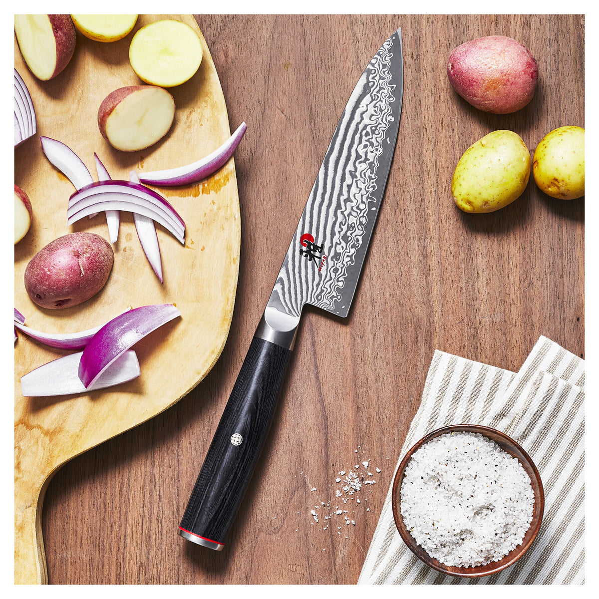 MIYABI 5000 FC-D 6 inch Gyutoh, Black-1